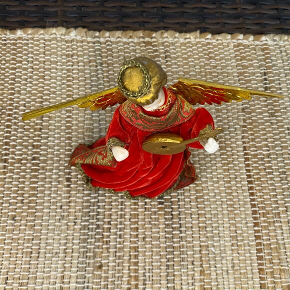 Vintage 1950s - 60s Koestel Wax Angel Christmas Tree Topper Handmade W Germany - Picture 11 of 16